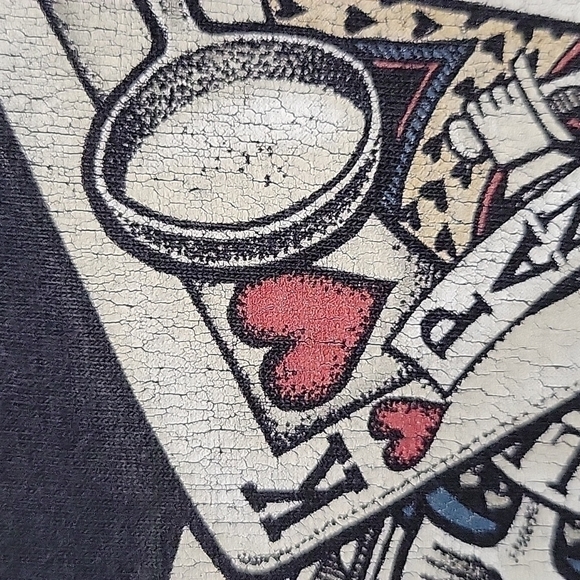 Harley-Davidson, Men's Poker Hold 'em, Sleeveless Black Shirt, 2006, Size Large - Picture 3 of 8